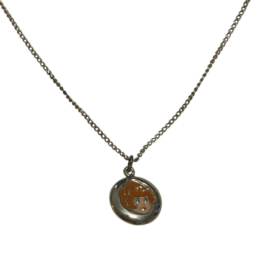 Little Orphan Annie Vintage 1982 Pendant Necklace Tribune Co Columbia Pictures